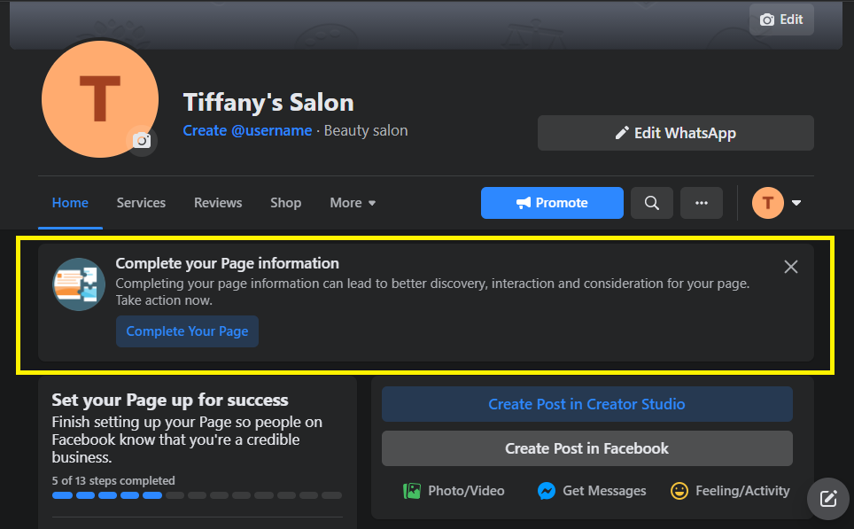 Create A Facebook Business Page In 9 Easy Steps 10 Complete page information