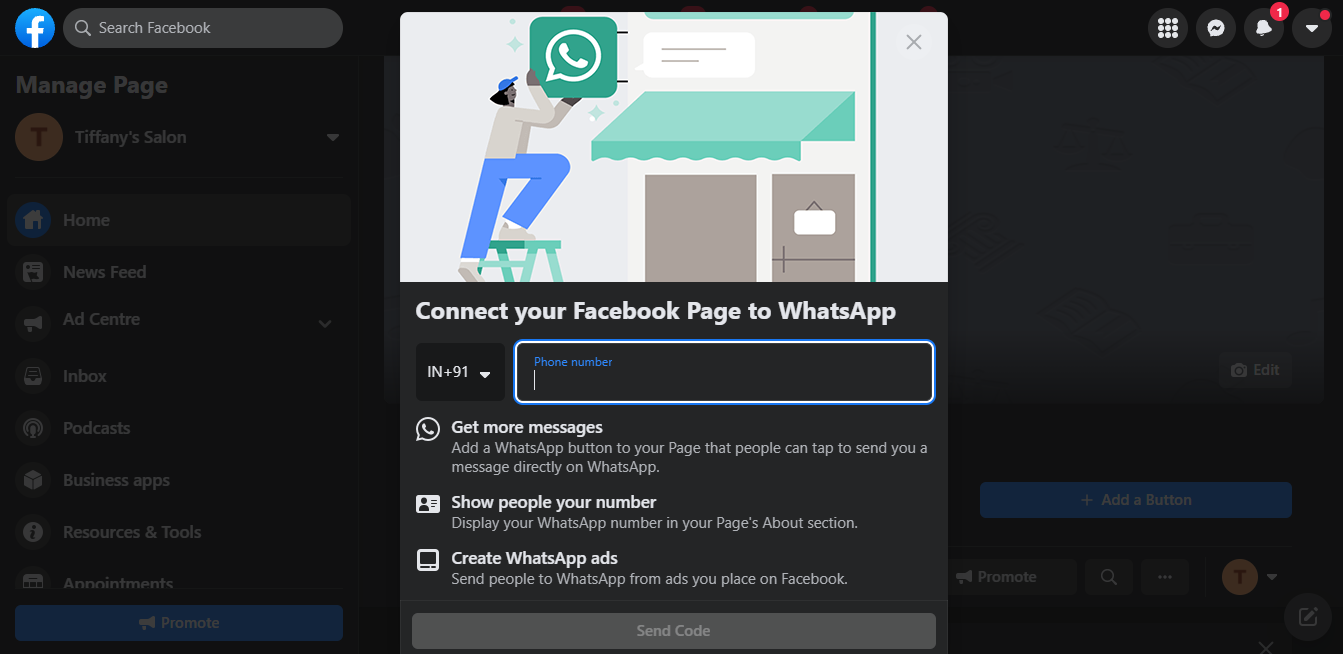 Connect to Whatsapp