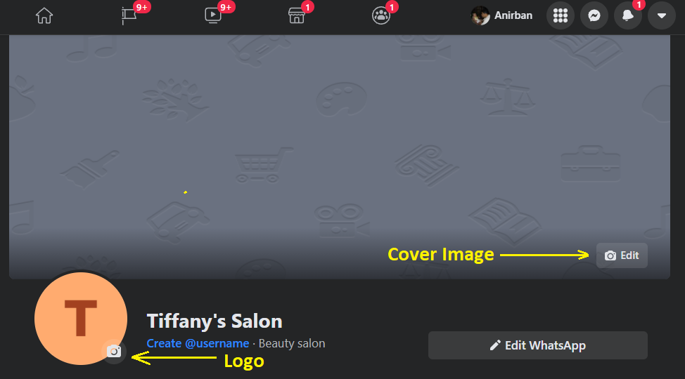 Create A Facebook Business Page In 9 Easy Steps 9 Cover Image Logo