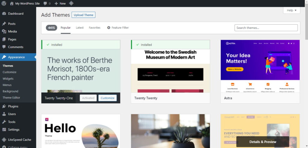 Add A Free WordPress Theme To Your Site In Just 5 Minutes 5 List of Free Themes