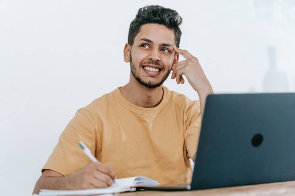 Content Writing: A Definitive Guide 10 Man writing Content