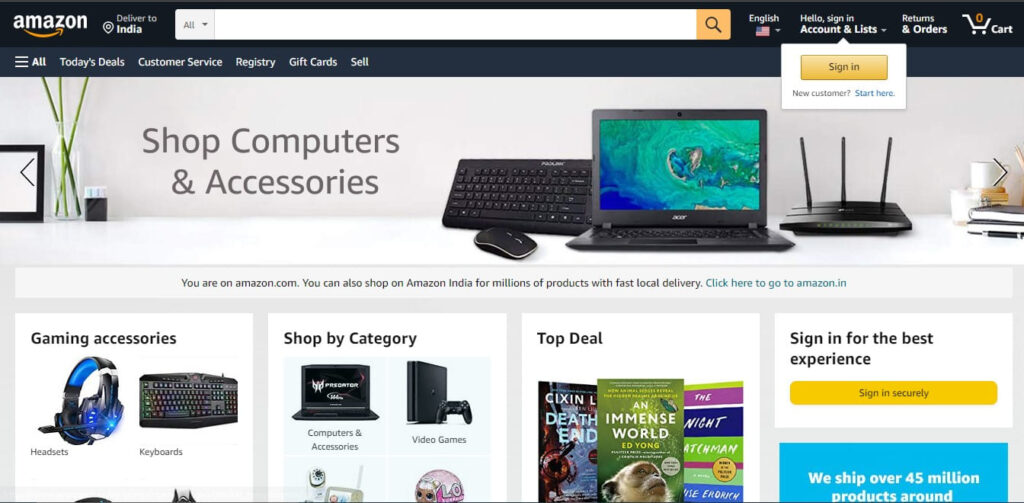 9 Types Of Websites That Can Give You A Strong Online Presence 2 Amazon.com
