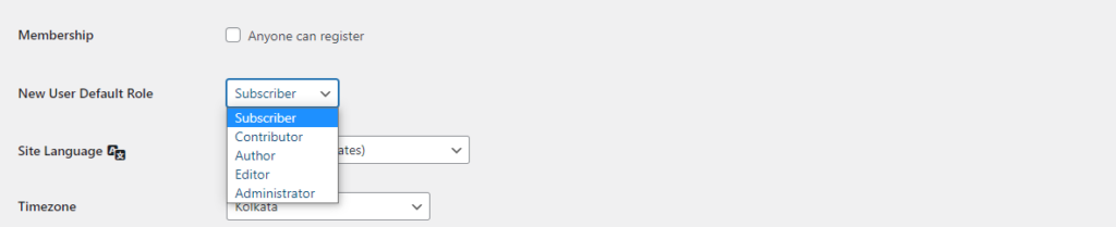 The Ultimate 61-Point WordPress Website Design Checklist 4 New user registration settings