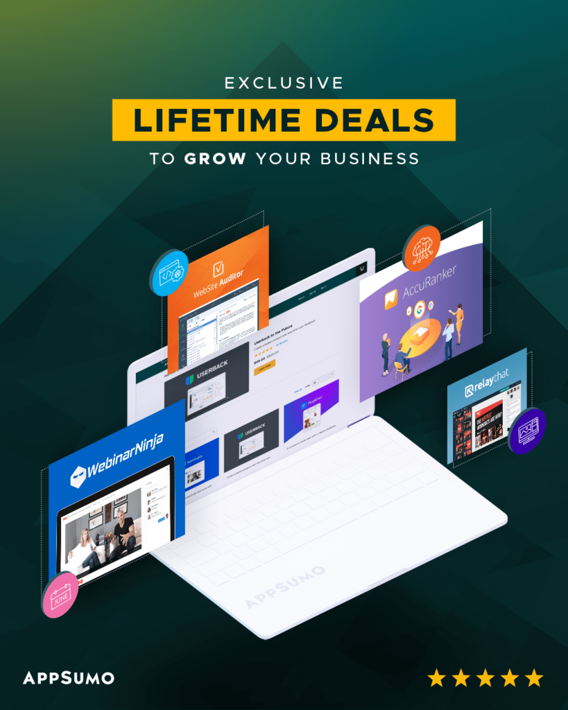 Exclusive Lifetime deals from AppSumo