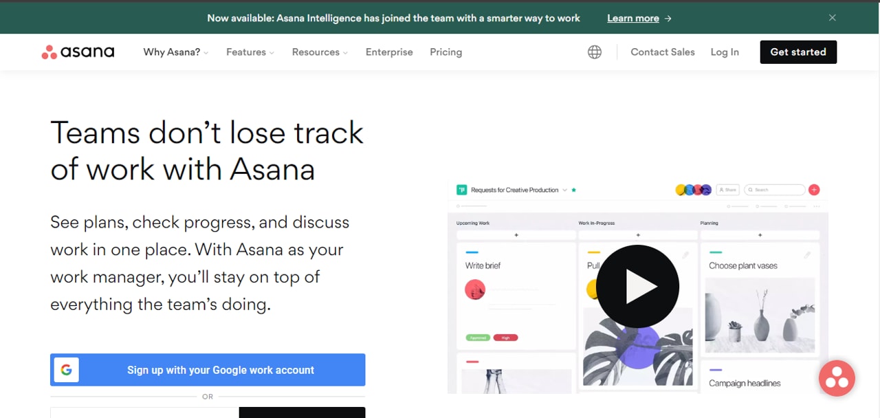 Asana Website